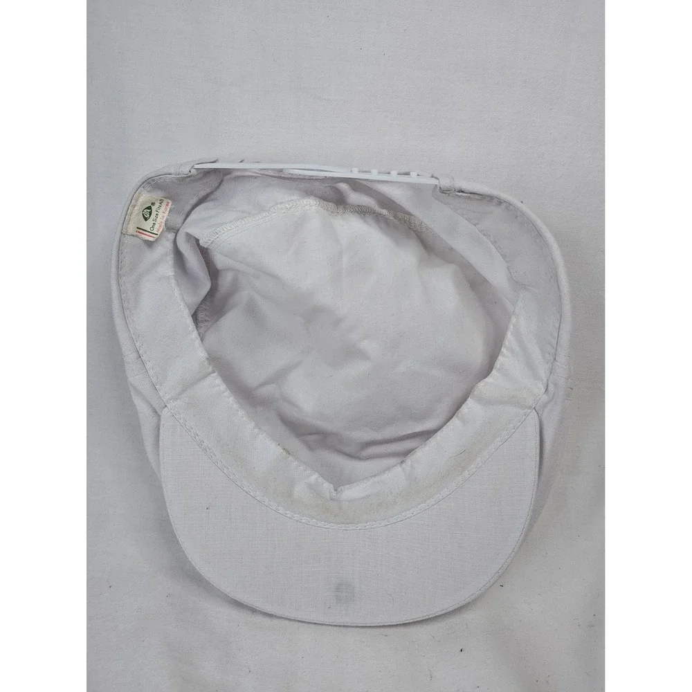 Vintage Chicago Bulls Cabbie Snapback Hat Cap White Michael Jordan 90's Korea